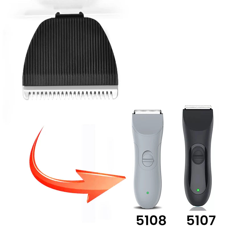 Body Hair Trimmer Clipper Replacement Blade Cutter Knife Head for Body Groin Pubic Hair Trimmer