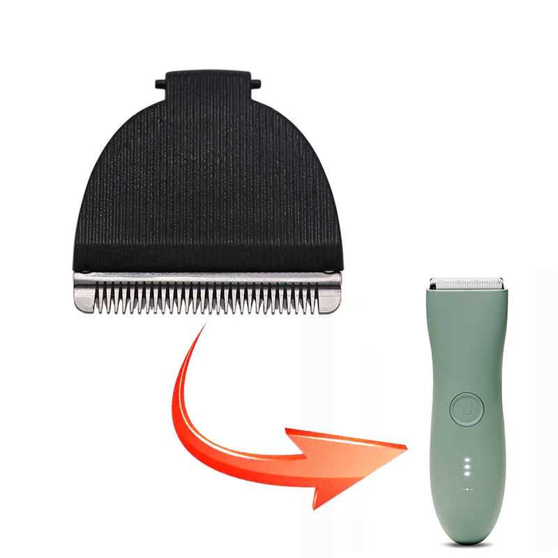 Body Hair Trimmer Clipper Replacement Blade Cutter Knife Head for Body Groin Pubic Hair Trimmer